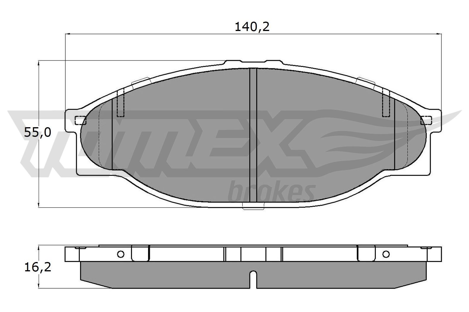 TOMEX Brakes TX 13-80 Sada...